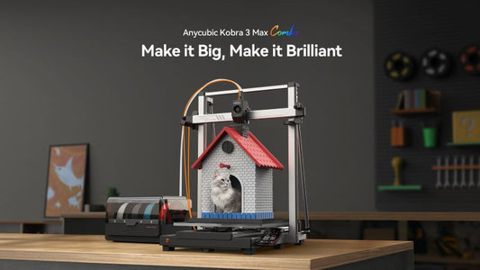Anycubic Kobra 3 Max Combo: Najlepsza wielkoformatowa, wielokolorowa drukarka 3D