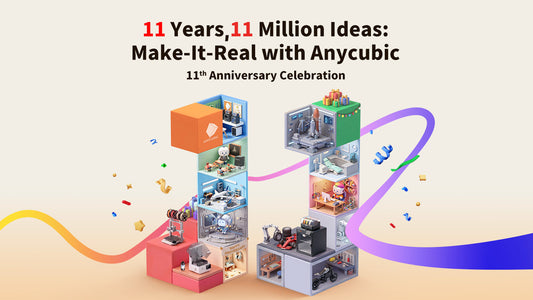 Wyprzedaż z okazji 11. rocznicy Anycubic 2026: terminy, nagrody i korzyści dla osób decydujących się wcześniej