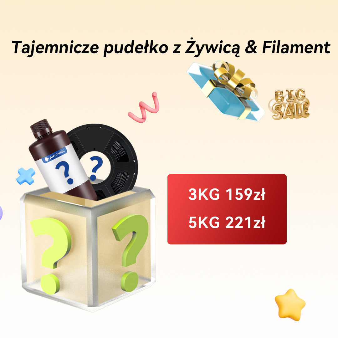 Tajemnicze pudełko z Żywicą & Filament