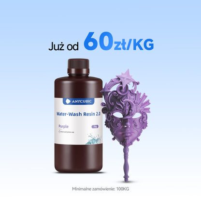 Żywica Zmywalna Wodą 2.0 10-100KG