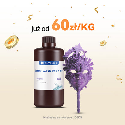 Żywica Zmywalna Wodą 2.0 10-100KG