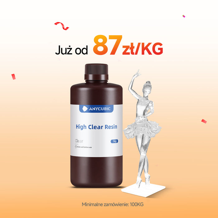Żywica o Wysokiej Przejrzystości 10-100KG