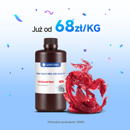 Żywica ABS 3.0 zmywalna wodą 10-100KG