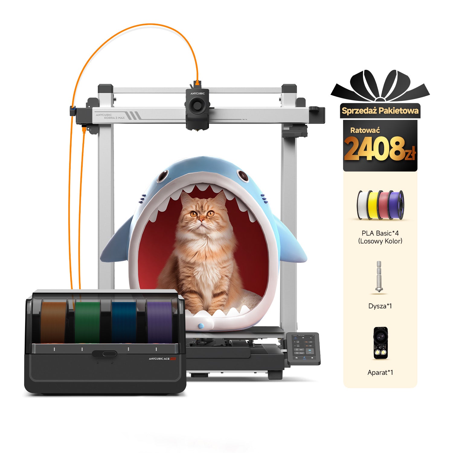 Kobra 3 Max Combo - Pakiet 4 Kolorów