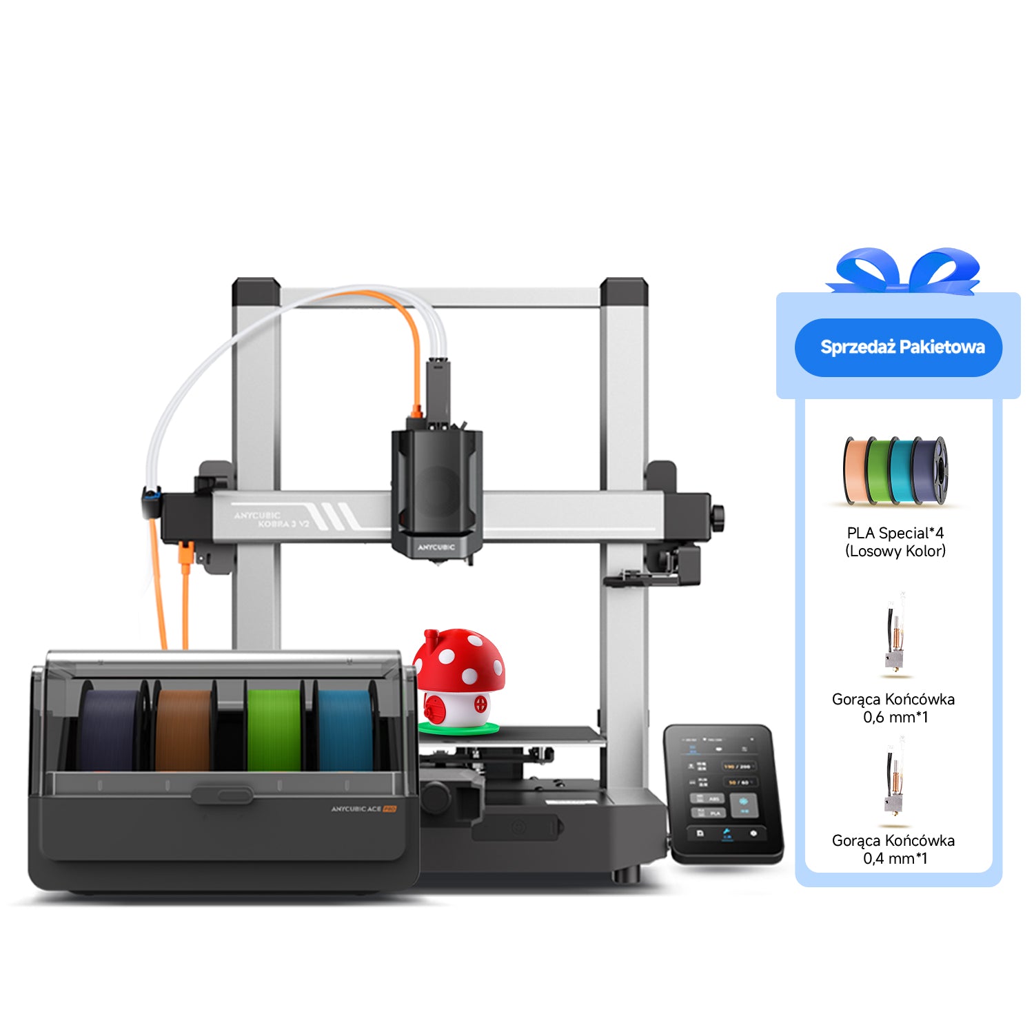 Kobra 3 V2 Combo - Pakiet 4 Kolorów