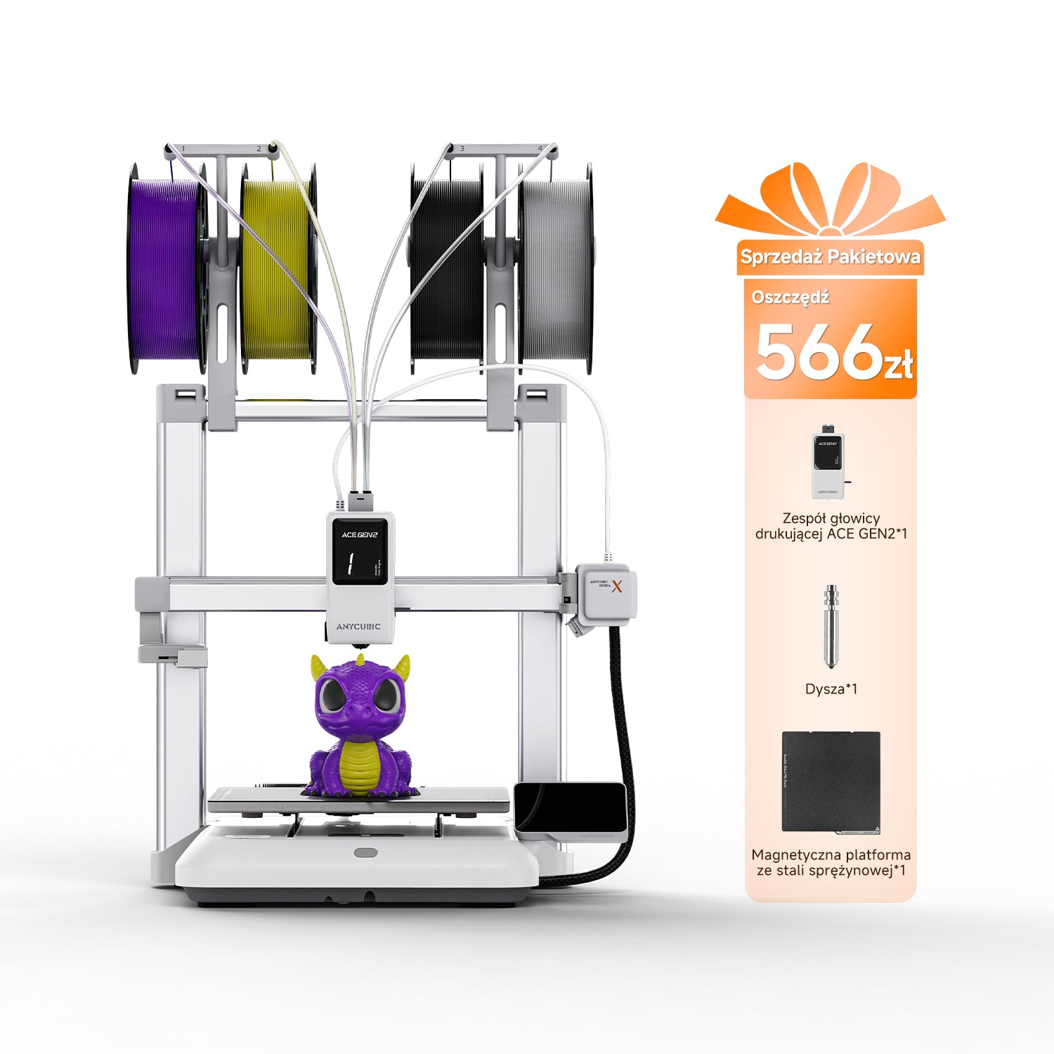 Anycubic Kobra X – Zestaw Wszystko w jednym