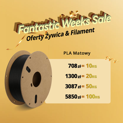 PLA Matowy 10-100KG