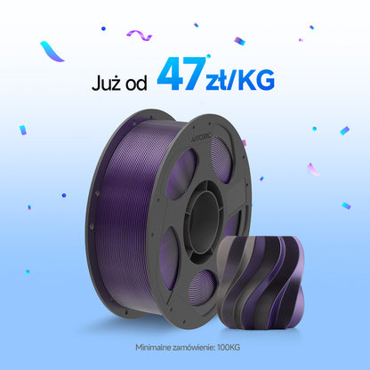 PLA Jedwab Dual / Trójkolorowy 10-100KG
