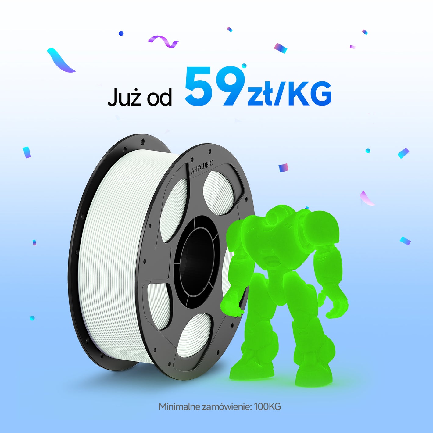 PLA Blask 10-100KG