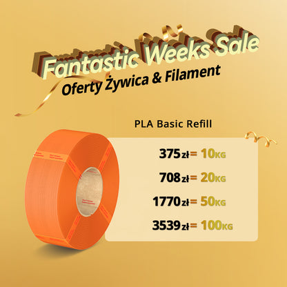PLA Basic Refill 10-100kg