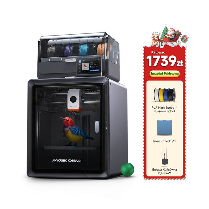 Kobra S1 Combo - Pakiet 4 Kolorów