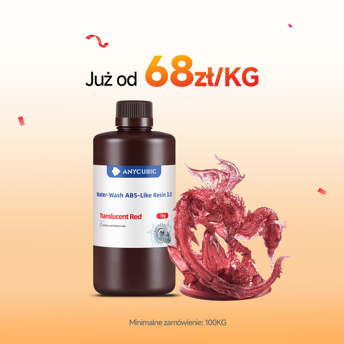 Żywica ABS 3.0 zmywalna wodą 10-100KG