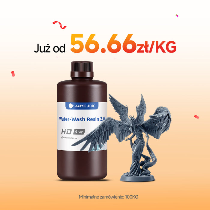 Żywica Zmywalna Wodą 2.0 10-100KG
