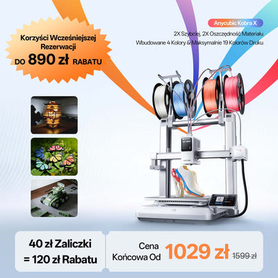 Anycubic Kobra X Kaucja