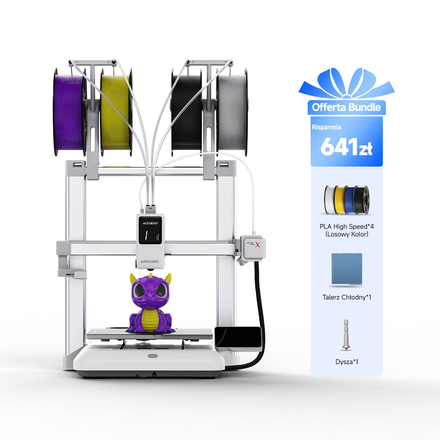 Anycubic Kobra X – Zestaw Wszystko w jednym
