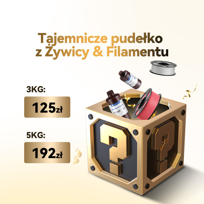 Tajemnicze pudełko z Żywicą & Filament