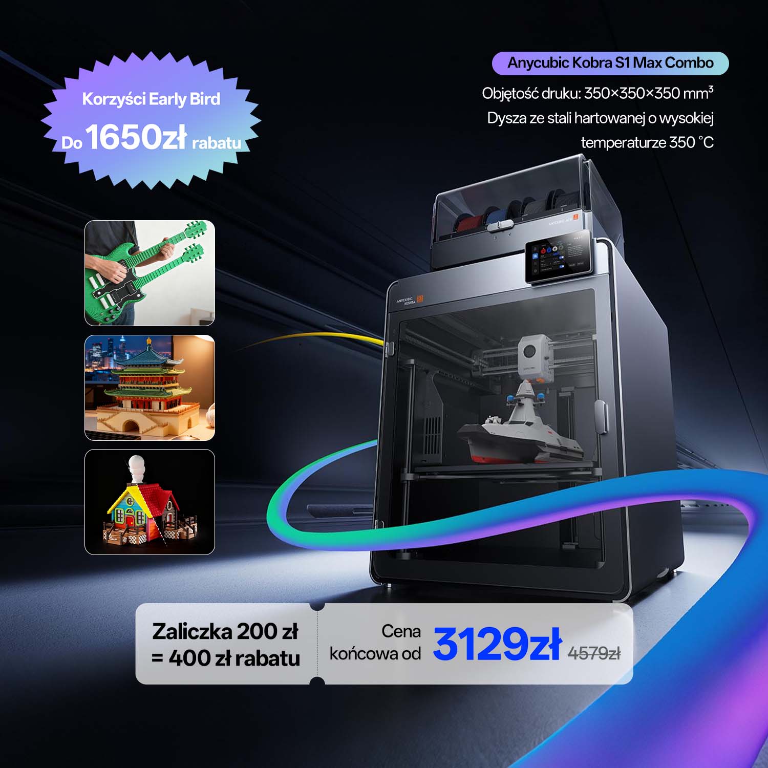 Anycubic Kobra S1 Max Combo Depozyt
